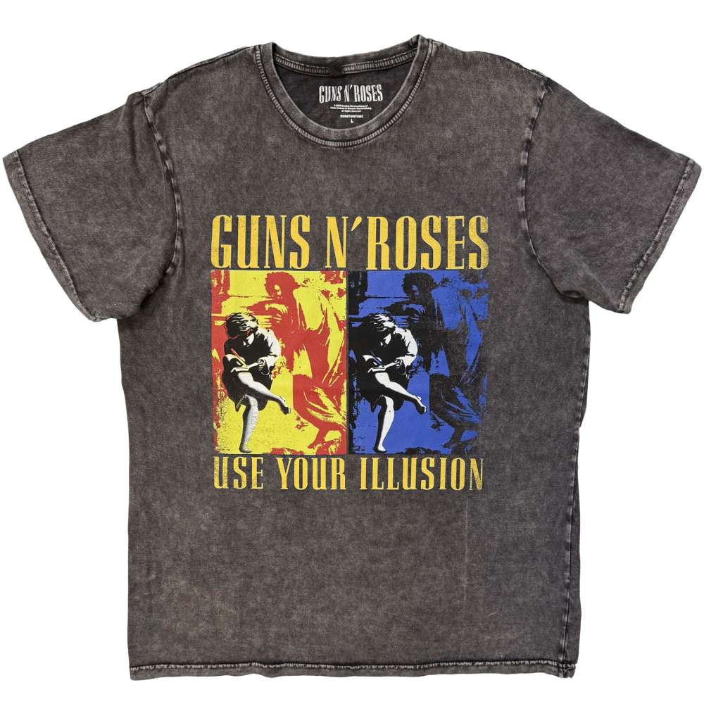 Guns N' Roses - Use Your Illusion Heren Tshirt - Grijs